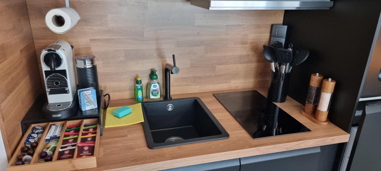 Federnest - Luxus-Studio - Kingsize Boxspringbett - Home-Office Mit Monitor Und Drucker - 11 Min Hbf Ντούισμπουργκ Εξωτερικό φωτογραφία