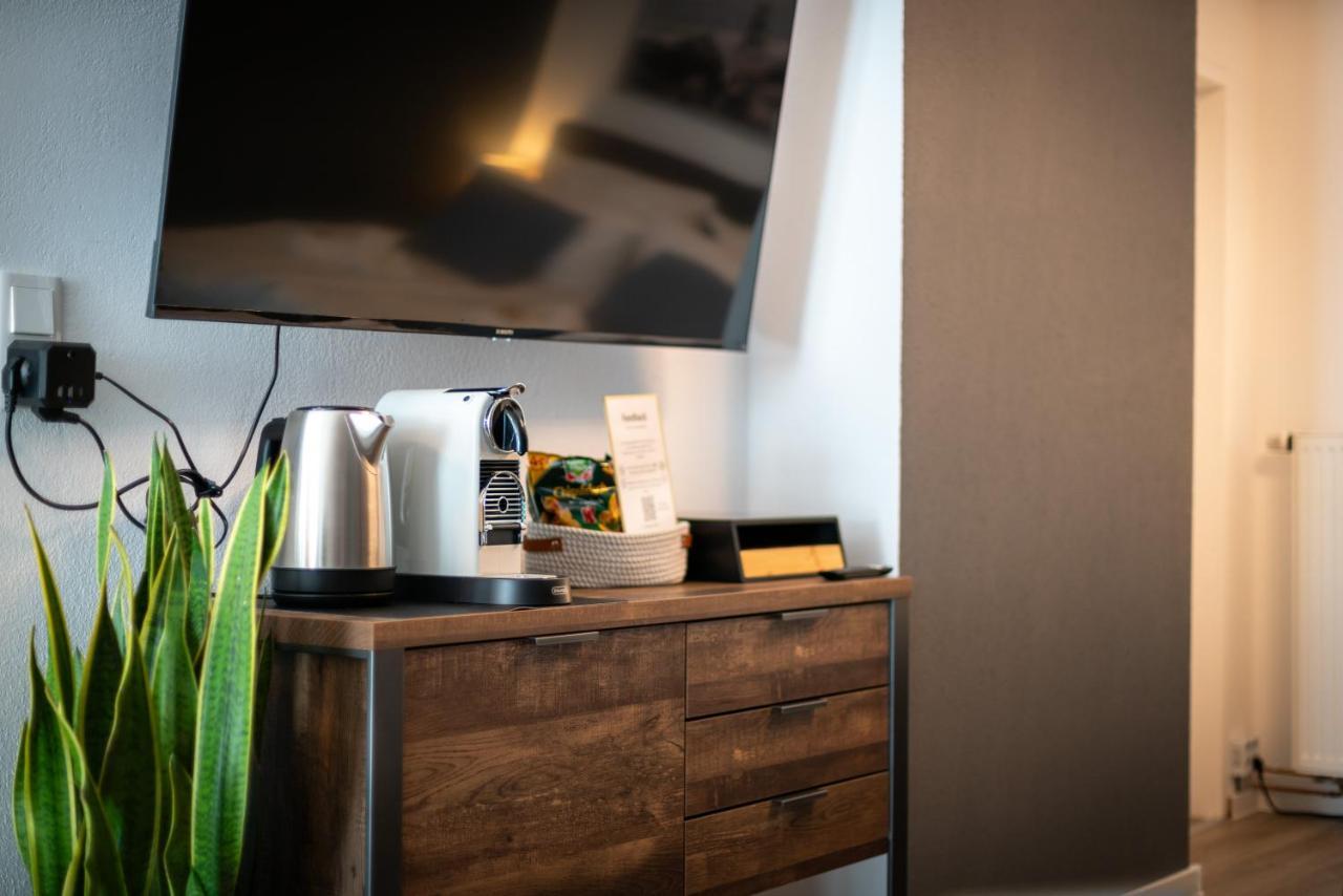 Federnest - Luxus-Studio - Kingsize Boxspringbett - Home-Office Mit Monitor Und Drucker - 11 Min Hbf Ντούισμπουργκ Εξωτερικό φωτογραφία