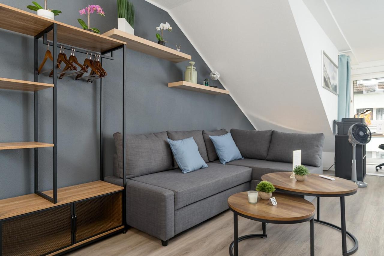 Federnest - Luxus-Studio - Kingsize Boxspringbett - Home-Office Mit Monitor Und Drucker - 11 Min Hbf Ντούισμπουργκ Εξωτερικό φωτογραφία